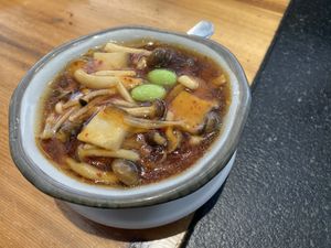 Mushroom soup (鮮菇湯) at HéHé LèWū 和合樂屋 in Kaohsiung