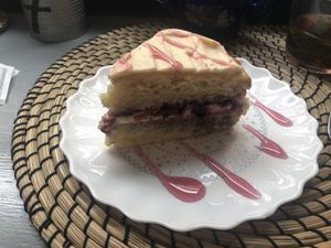 Victoria sponge at Nutmeg in Wolverhampton