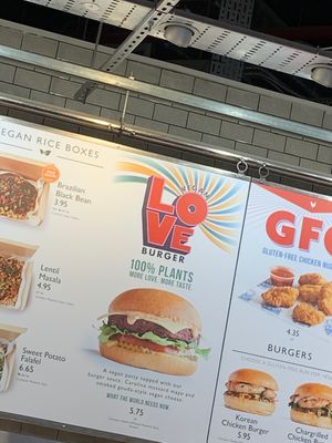 Exceptionally solid burger at LHR - Leon - T2 in West London