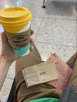 Hot chocolate! at LHR - Leon - T2 in West London