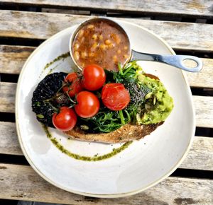 Full vegan English. at Trading Post Coffee Roasters in Brighton