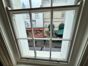 Cute view in the walking street   at Trading Post Coffee Roasters in Brighton