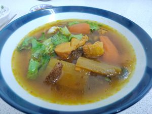 Thai style noodle soup at Zhēn Jiā SùShí 珍佳素食 in Toucheng