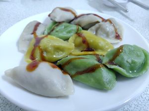 Dumplings at Zhēn Jiā SùShí 珍佳素食 in Toucheng