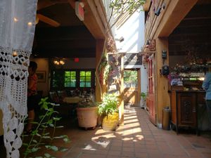 Inside the restaurant at Theo's in Penticton