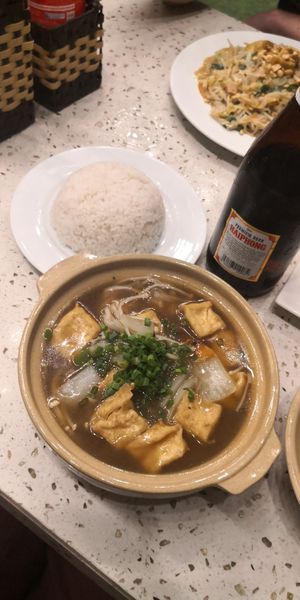 Tofu in mushroom sauce (the best!) at Casa Bonita in Cat Ba