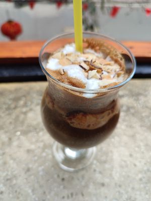 Coconut coffee shake at Casa Bonita in Cat Ba