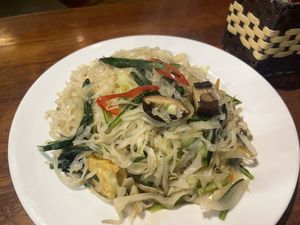 Tofu and veggie noodles   at Casa Bonita in Cat Ba