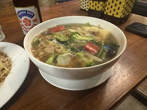 Vegetable Pho  at Casa Bonita in Cat Ba