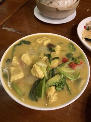 Veg tofu curry   at Casa Bonita in Cat Ba