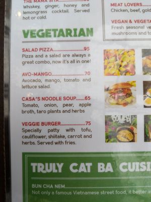 Specials at Casa Bonita in Cat Ba