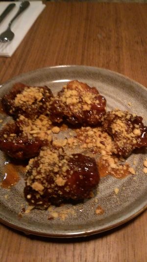 Spicy bloemkool at Ellis Gourmet Burger in Aalst