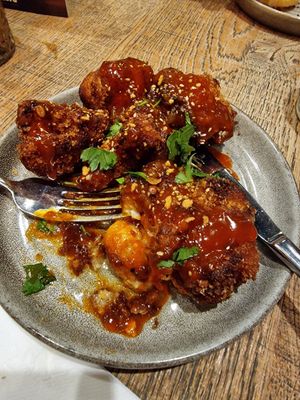 Cauliflower super yummy at Ellis Gourmet Burger in Leuven