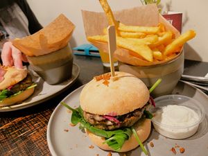 Holy Shiitake burger at Ellis Gourmet Burger in Ghent