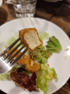 I don't recall the name of this dish but it was seasoned or marinated fried tofu which was delicious! We got a round for the table. at Volver in Kochi
