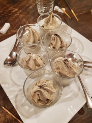 Tea-flavored vegan soft serve ice cream at Volver in Kochi