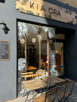 Easy to find and visible on Rue La Gare, not far from the canal. at Kia Ora in Annecy