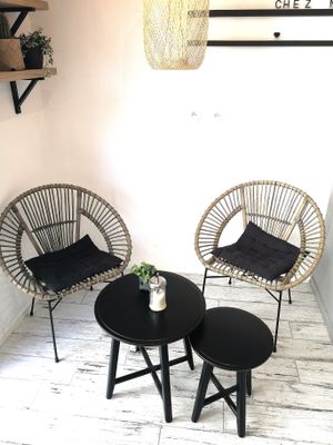 cosy tea time area at Kia Ora in Annecy