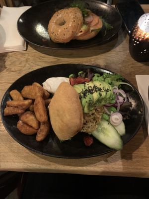 Great option but a little messy to eat as the put a lot of ingredients inside ☺️ at Cafe Vi2 in Aalborg