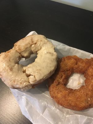 Vegan Chai & Cinnamon Sugar Donuts at The Holy Donut - Commercial St in Portland