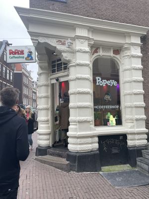   at Popeye Coffeeshop in Amsterdam