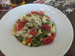 Asparagus dish at pressgut in Bremen