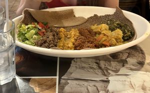 Veggie plate  at Selam in Orlando