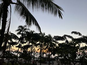 View from our table at Oahu Mexican Grill at Oahu Mexican Grill in Honolulu