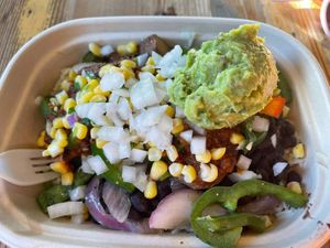 Vegan Burrito Bowl with Guac  at Oahu Mexican Grill in Honolulu