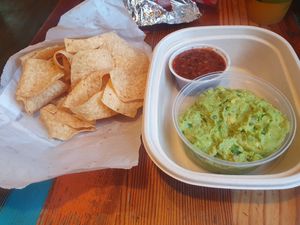 Chips and dip at Oahu Mexican Grill in Honolulu