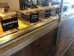 Love that they label everything that’s vegan  at Oahu Mexican Grill in Honolulu