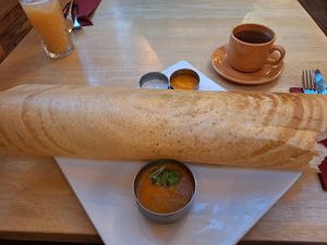 Masala Dosa at Kayal in Leamington Spa