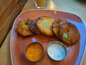 Fried Aubergine at Kayal in Leamington Spa