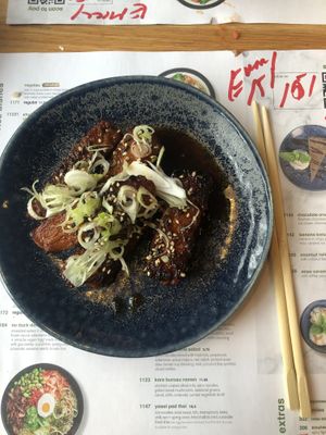 Vegan sticky ribs! #Veganuary at Wagamama in Tunbridge Wells
