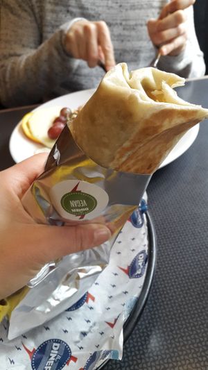 Dirty buritto  at The Diner - Camden in North London