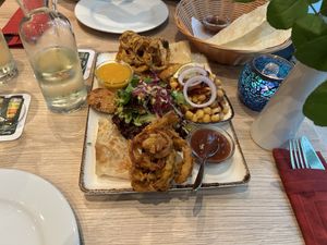 Vegan starter plate  at Suvai in Essen