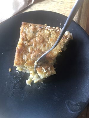 zucchini lemon cake (highly recommend) at Cookie Jar Cafe in Essen