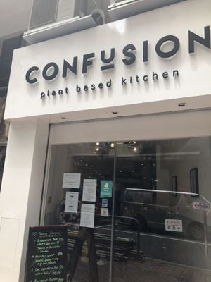 Store front  at Confusion Plant Based Kitchen in Hong Kong Island