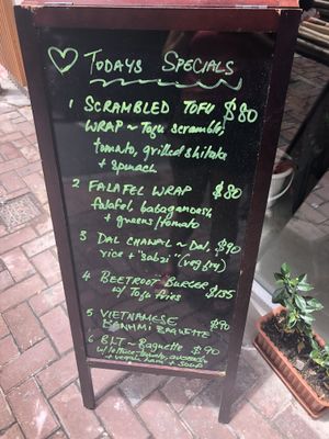 Menu  at Confusion Plant Based Kitchen in Hong Kong Island