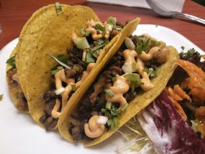 Tacos at Confusion Plant Based Kitchen in Hong Kong Island