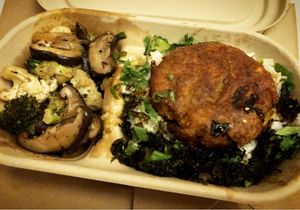 Tofu steak at Confusion Plant Based Kitchen in Hong Kong Island