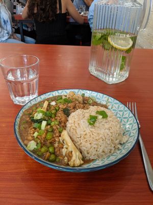 Japanese omnipork curry $110 HKD at Confusion Plant Based Kitchen in Hong Kong Island