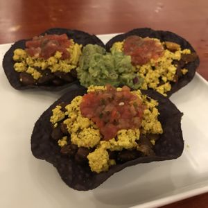 Tofu scrambled tacos  at Confusion Plant Based Kitchen in Hong Kong Island