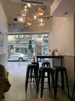 The setting reminds us of those vegan restaurant in Okinawa  at Confusion Plant Based Kitchen in Hong Kong Island