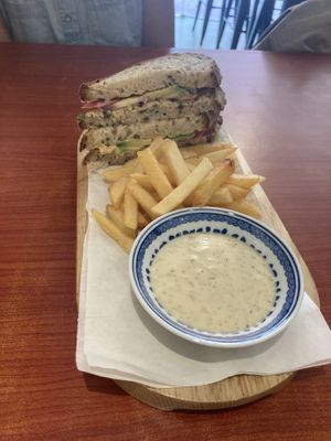 Avocado sandwich  at Confusion Plant Based Kitchen in Hong Kong Island