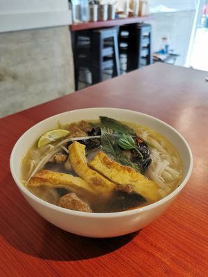 vegan pho at Confusion Plant Based Kitchen in Hong Kong Island