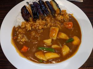 One of the vegan options 🍆 at CoCo Ichibanya - Nakagyo Kawaramachi Sanjo in Kyoto