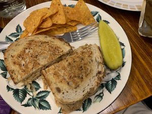 Reuben at 96 Lives Vegan Bakery and Cafe in Lancaster