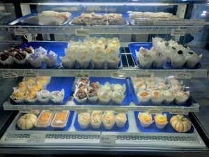 Cupcake selection!🧁  at 96 Lives Vegan Bakery and Cafe in Lancaster