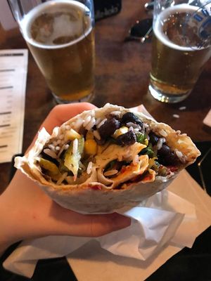 Tasty vegan filling  at Machete - Burrito Kartell in Innsbruck